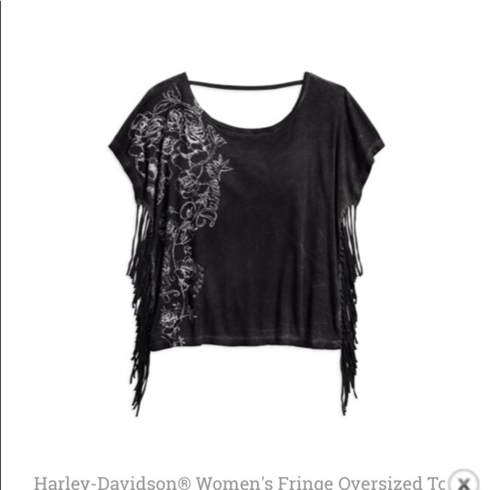 Women’s Harley Davidson fringed Shirt